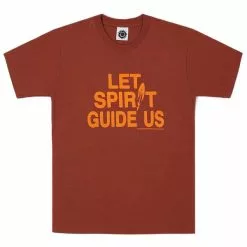 Good Morning Tapes LET SPIRIT GUIDE US SS TEE CLAY