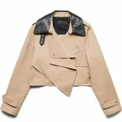 Helmut Lang CROPPED TRENCH SANDSTORM - E9F