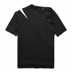 Helmut Lang SLASH MODAL T-SHIRT BLACK - 001