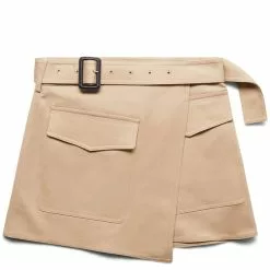 Helmut Lang TRENCH SKIRT SANDSTORM - E9F
