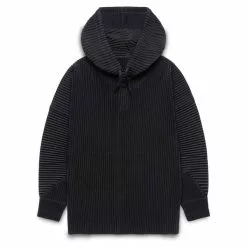 Homme Plissé Issey Miyake MC NOVEMBER HOODIE BLACK