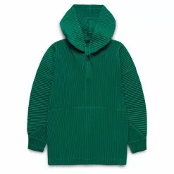 Homme Plissé Issey Miyake MC NOVEMBER HOODIE EMERALD GREEN