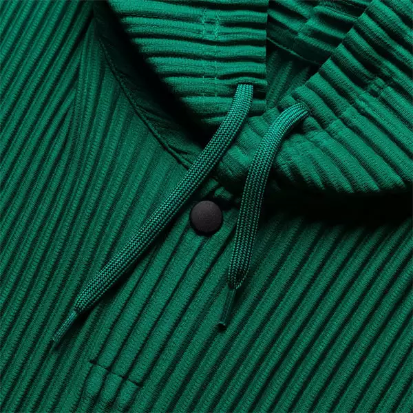 Homme Plissé Issey Miyake MC NOVEMBER HOODIE EMERALD GREEN 5 Homme Plissé Issey Miyake MC NOVEMBER HOODIE EMERALD GREEN - Image 3