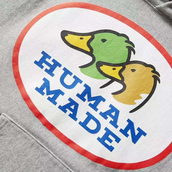 Human Made PIZZA HOODIE #1 GRAY 4 Human Made PIZZA HOODIE #1 GRAY - Image 2