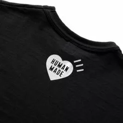 Human Made T-SHIRT #2312 BLACK -Bottoms Sales Store humanmadeT SHIRT 2312BLACKSHM23TE012 4 grande
