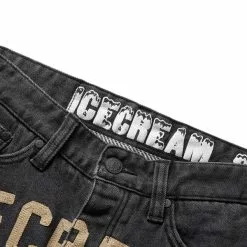 ICECREAM CHAIN JEANS SYRUP (BLACK) 12 ICECREAM CHAIN JEANS SYRUP (BLACK) -Bottoms Sales Store icecreamCHAINJEANSSYRUP BLACK 30421 8102 5 grande