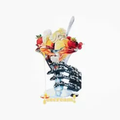 ICECREAM METAL FINGER DOOM SS WHITE -Bottoms Sales Store icecreamMETALFINGERDOOMSSWHITES421 3204 3 grande