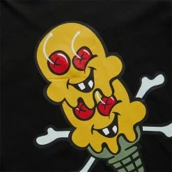 ICECREAM TWO SCOOPS SS TEE BLACK -Bottoms Sales Store icecreamTWOSCOOPSSSTEEBLACKS421 5201 3 grande