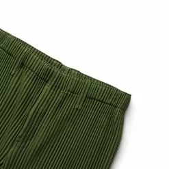 Homme Plissé Issey Miyake COLOR PLEATS DARK OLIVE GREEN 9 Homme Plissé Issey Miyake COLOR PLEATS DARK OLIVE GREEN -Bottoms Sales Store isseymiyakeCOLORPLEATSDARKOLIVEGREEN1HP28JF194 4 grande