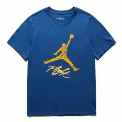 Air Jordan ESSENTIAL TEE FRENCH BLUE/TAXI/WHITE [493]