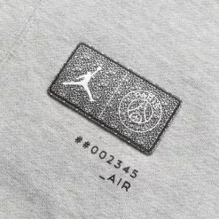 Air Jordan PSG FLEECE PULLOVER DK GREY HEATHER/WHITE [063] -Bottoms Sales Store jordanbrandPSGFLCPULLOVERDKGREYHEATHERWHITESDM3096 063 3 grande