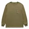 Maharishi CUBIST DRAGON L/S T-SHIRT OLIVE -Bottoms Sales Store maharishiCUBISTDRAGONLST SHIRTOLIVES4055 1 grande