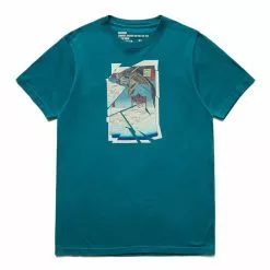 Maharishi CUBIST EAGLE T-SHIRT DARK TEAL