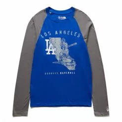 New Era LOS ANGELES DODGERS RAGLAN LS T-SHIRT ROYAL