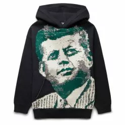 Pleasures DELIVERED JACQUARD KNIT HOODIE BLACK