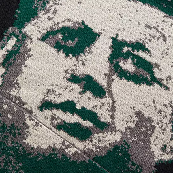 Pleasures DELIVERED JACQUARD KNIT HOODIE BLACK 5 Pleasures DELIVERED JACQUARD KNIT HOODIE BLACK - Image 3