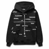 Pleasures HYSTERIA HOODIE BLACK -Bottoms Sales Store pleasuresHYSTERIAHOODIEBLACKSP22W017 1 grande