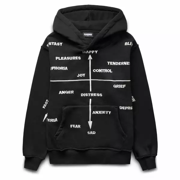 Pleasures HYSTERIA HOODIE BLACK 3 Pleasures HYSTERIA HOODIE BLACK