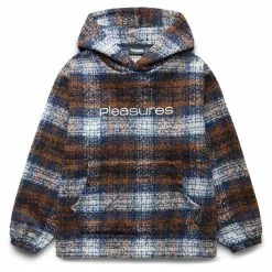 Pleasures MACHINIST PONCHO HOODY BROWN/BLUE
