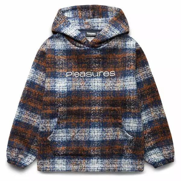 Pleasures MACHINIST PONCHO HOODY BROWN/BLUE 3 Pleasures MACHINIST PONCHO HOODY BROWN/BLUE