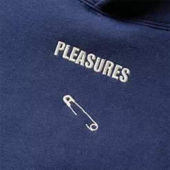 Pleasures SAFETY PIN HOODIE NAVY 8 Pleasures SAFETY PIN HOODIE NAVY -Bottoms Sales Store pleasuresSAFETYPINHOODIENAVYSP22W018 3 grande