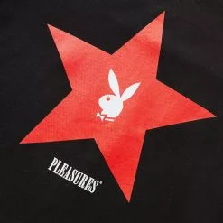 Pleasures X PLAYBOY CONNECT T-SHIRT BLACK -Bottoms Sales Store pleasuresXPLAYBOYCONNECTT SHIRTBLACKSP22PB044 BLACK 3 grande