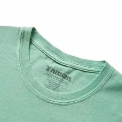 Pleasures X PLAYBOY ENTERTAINMENT PIGMENT DYE T-SHIRT GREEN -Bottoms Sales Store pleasuresXPLAYBOYENTERTAINMENTPIGMENTDYET SHIRTGREENSP22PB043 GREEN 3 grande