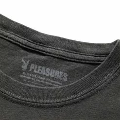 Pleasures X PLAYBOY TOUGH WASHED T-SHIRT BLACK -Bottoms Sales Store pleasuresXPLAYBOYTOUGHWASHEDT SHIRTBLACKSP22PB040 BLACK 3 grande