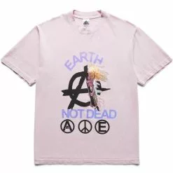PRMTVO EARTH NOT DEAD TEE PINK