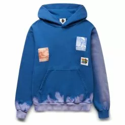 Real Bad Man LOTTA TYVEK HOODIE NAVY TIE DYE