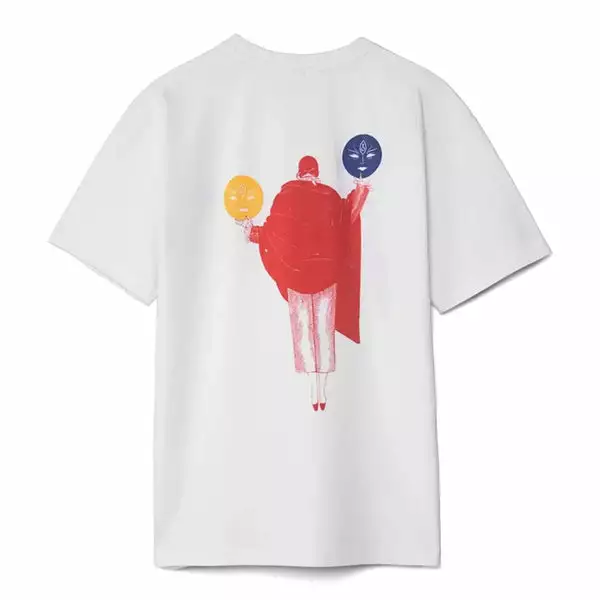 Reception MYSTERY S/S TEE WHITE 4 Reception MYSTERY S/S TEE WHITE - Image 2