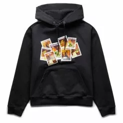 Sky High Farm Workwear DENIM TEARS PRINT HOODIE BLACK