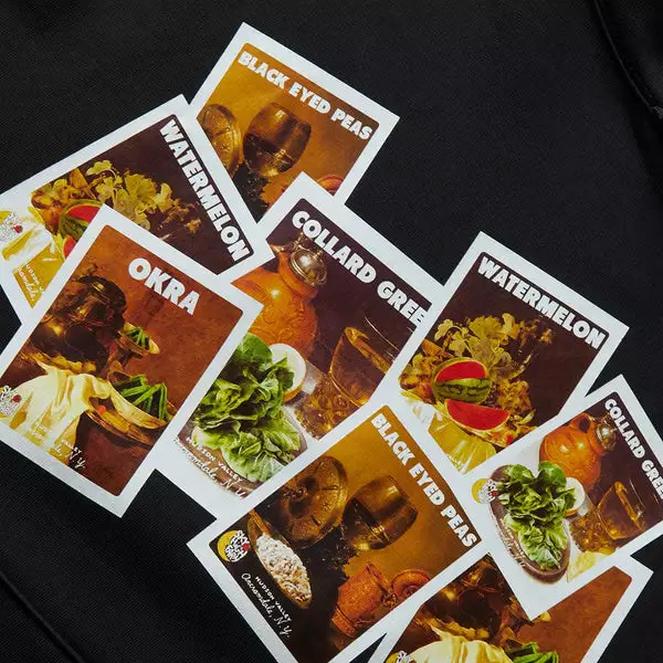 Sky High Farm Workwear DENIM TEARS PRINT HOODIE BLACK 5 Sky High Farm Workwear DENIM TEARS PRINT HOODIE BLACK - Image 3