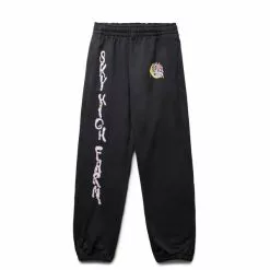 Sky High Farm Workwear PERENNIAL WILL SHELDON PRINT SWEATPANTS BLACK