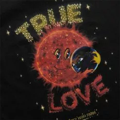 Sky High Farm Workwear TRUE LOVE T-SHIRT KNIT BLACK 9 Sky High Farm Workwear TRUE LOVE T-SHIRT KNIT BLACK -Bottoms Sales Store skyhighfarmTRUELOVETSHIRTKNITBLACKSSHF01T001 4 grande