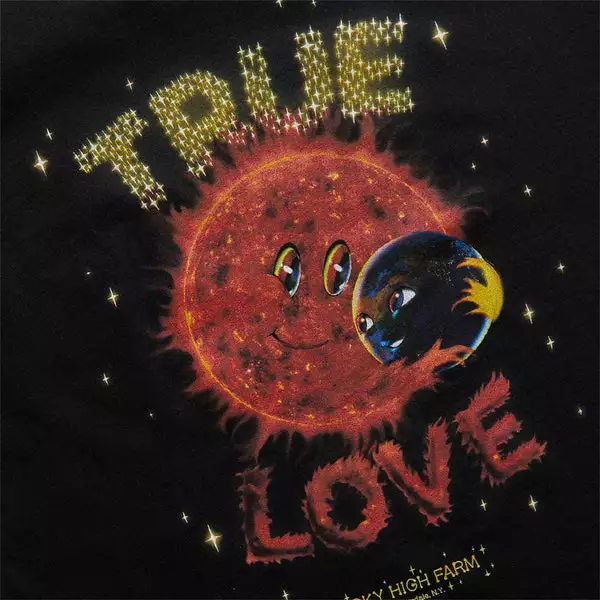 Sky High Farm Workwear TRUE LOVE T-SHIRT KNIT BLACK 6 Sky High Farm Workwear TRUE LOVE T-SHIRT KNIT BLACK - Image 4