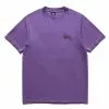 Stüssy SKULL WINGS PIG. DYED TEE PURPLE