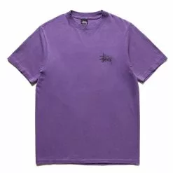 Stüssy SKULL WINGS PIG. DYED TEE PURPLE