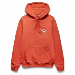 Stüssy SURF SKATE SKULL HOODIE BRICK