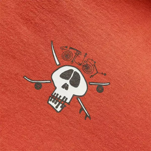 Stüssy SURF SKATE SKULL HOODIE BRICK 6 Stüssy SURF SKATE SKULL HOODIE BRICK - Image 4