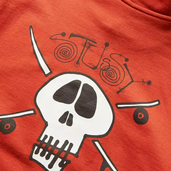Stüssy SURF SKATE SKULL HOODIE BRICK 7 Stüssy SURF SKATE SKULL HOODIE BRICK - Image 5