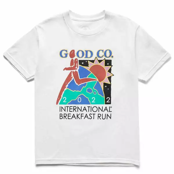 The Good Company BREAKFAST RUN TEE WHITE 3 The Good Company BREAKFAST RUN TEE WHITE