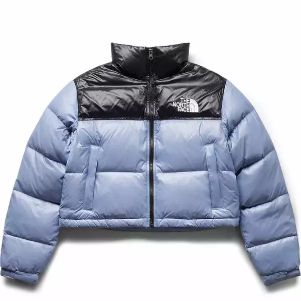 The North Face WOMEN'S NUPTSE SHORT JACKET FOLK BLUE 3 The North Face WOMEN'S NUPTSE SHORT JACKET FOLK BLUE