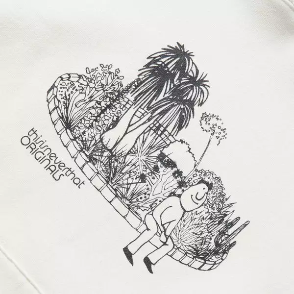 Thisisneverthat GARDEN HOODIE NATURAL 4 Thisisneverthat GARDEN HOODIE NATURAL - Image 2