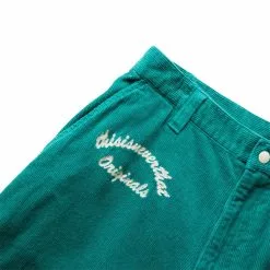 Thisisneverthat ORIGINAL CORDUROY PANT GREEN -Bottoms Sales Store thisisneverthatORIGINALSCORDUROYPANTGREENSTN223WPAOP03 4 grande