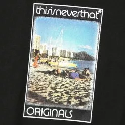 Thisisneverthat SEASIDE TEE BLACK -Bottoms Sales Store thisisneverthatSEASIDETEEBLACKSTN221TTSST22 3 grande