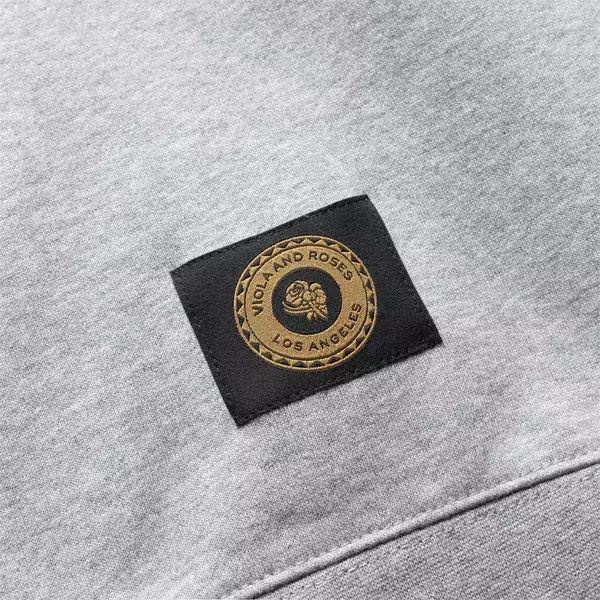 Viola And Roses STADIUM HALF ZIP CREW GREY 7 Viola And Roses STADIUM HALF ZIP CREW GREY - Image 5