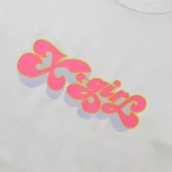 X-Girl CANDY LOGO S/S CROPPED TEE WHITE -Bottoms Sales Store xgirlCANDYLOGOSSCROPPEDTEEWHITES105223011001 3 grande