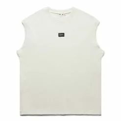 X-Girl DEFORMED RIB TANK TOP WHITE