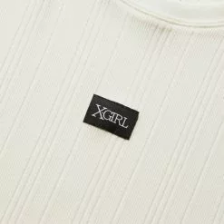 X-Girl DEFORMED RIB TANK TOP WHITE -Bottoms Sales Store xgirlDEFORMEDRIBTANKTOPWHITES105223013001 3 grande